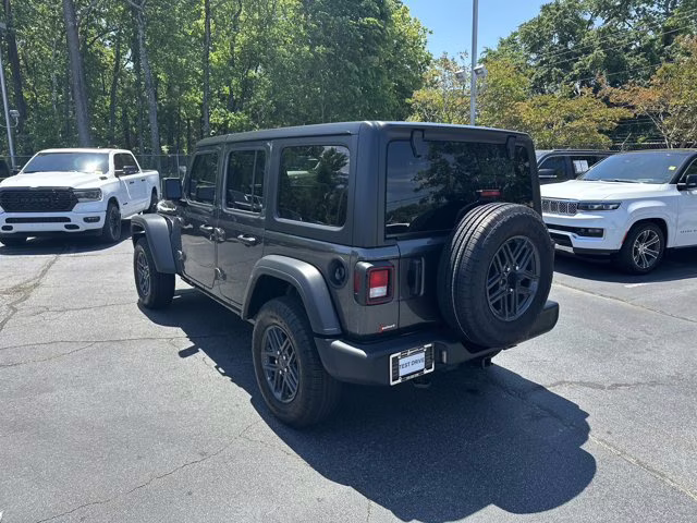 2024 Granite Crystal Metallic Clearcoat Jeep Wrangler Sport S 4X4 Convertible