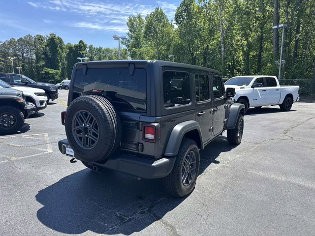 2024 Granite Crystal Metallic Clearcoat Jeep Wrangler Sport S 4X4 Convertible