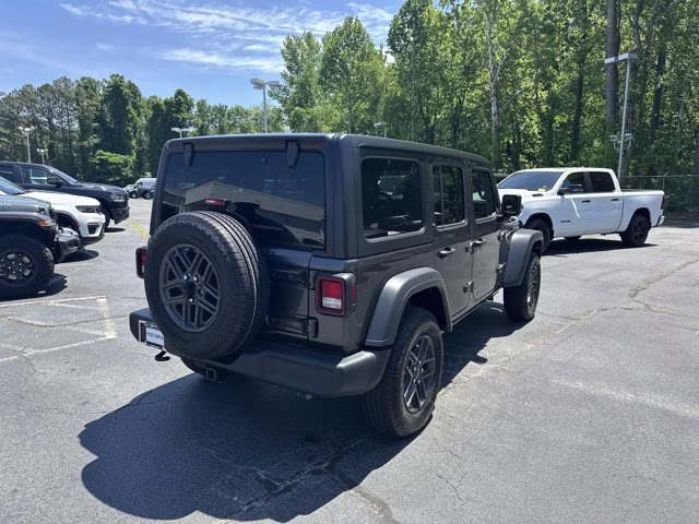 2024 Granite Crystal Metallic Clearcoat Jeep Wrangler Sport S 4X4 Convertible