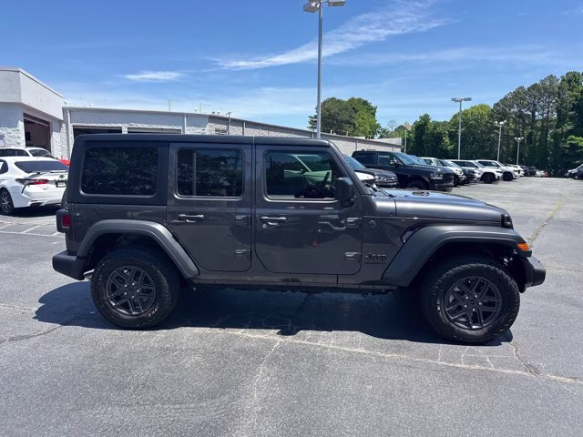 2024 Granite Crystal Metallic Clearcoat Jeep Wrangler Sport S 4X4 Convertible