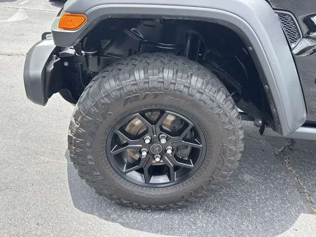 2024 Black Clearcoat Jeep Wrangler Willys 4X4 Convertible