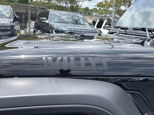 2024 Black Clearcoat Jeep Wrangler Willys 4X4 Convertible