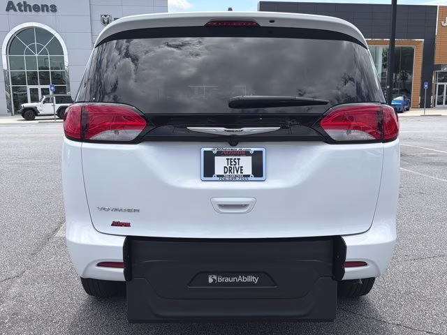 2023 Bright White Clearcoat Chrysler Voyager LX FWD Van