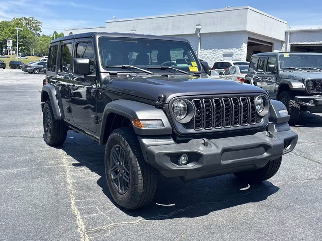 2024 Granite Crystal Metallic Clearcoat Jeep Wrangler Sport S 4X4 Convertible