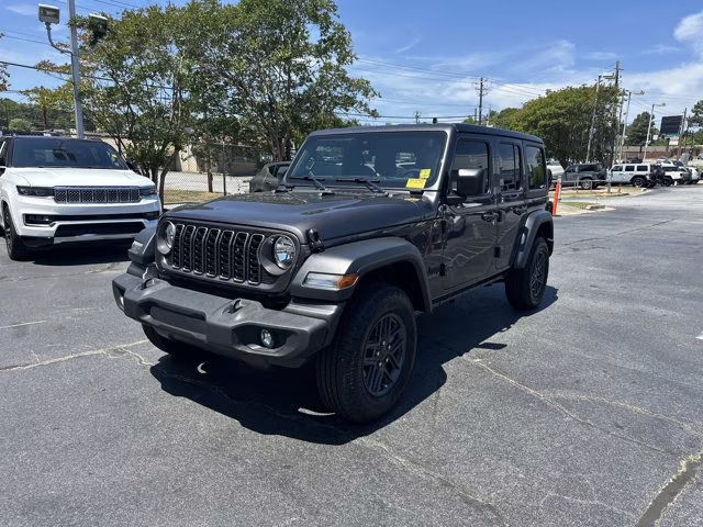 2024 Granite Crystal Metallic Clearcoat Jeep Wrangler Sport S 4X4 Convertible