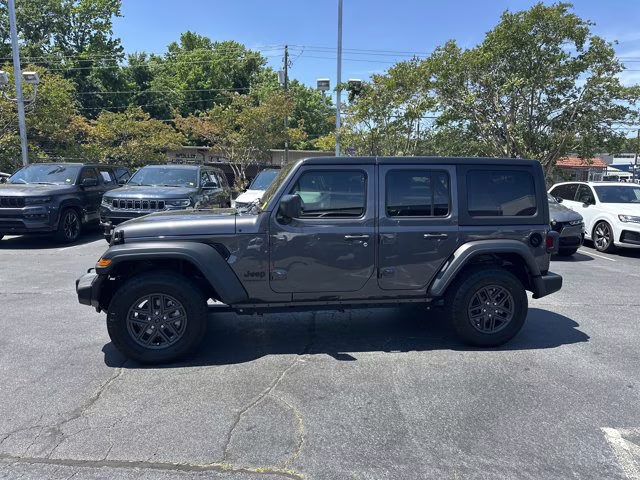 2024 Granite Crystal Metallic Clearcoat Jeep Wrangler Sport S 4X4 Convertible