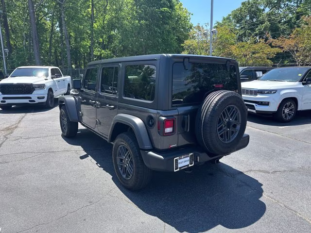 2024 Granite Crystal Metallic Clearcoat Jeep Wrangler Sport S 4X4 Convertible