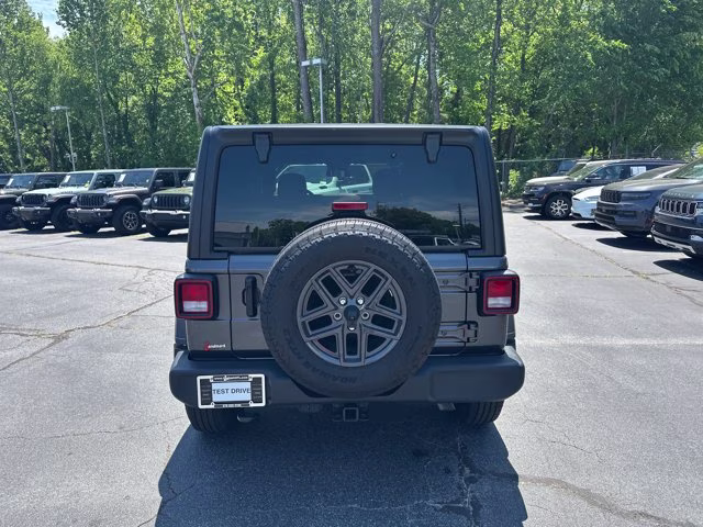 2024 Granite Crystal Metallic Clearcoat Jeep Wrangler Sport S 4X4 Convertible