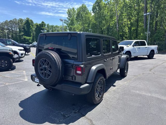 2024 Granite Crystal Metallic Clearcoat Jeep Wrangler Sport S 4X4 Convertible