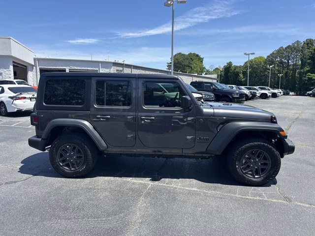 2024 Granite Crystal Metallic Clearcoat Jeep Wrangler Sport S 4X4 Convertible