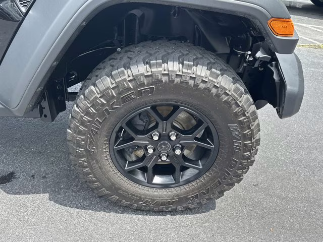 2024 Black Clearcoat Jeep Wrangler Willys 4X4 Convertible