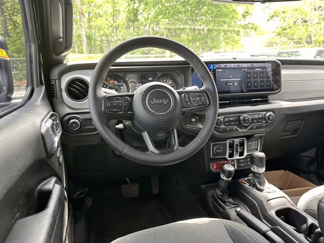 2024 Black Clearcoat Jeep Wrangler Willys 4X4 Convertible