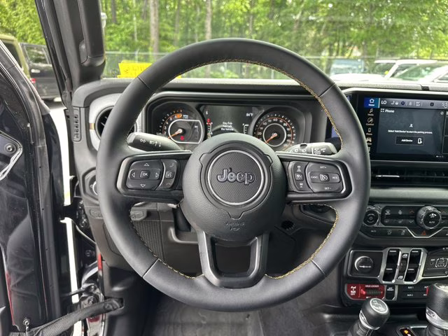 2024 Black Clearcoat Jeep Wrangler Willys 4X4 Convertible