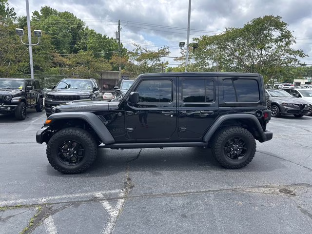 2024 Black Clearcoat Jeep Wrangler Willys 4X4 Convertible