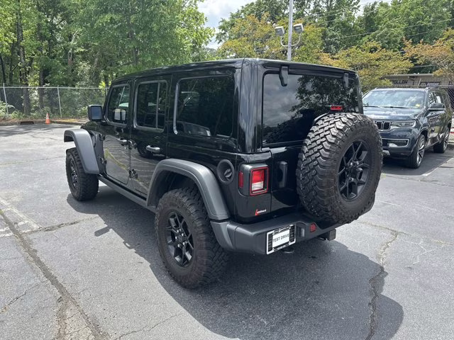 2024 Black Clearcoat Jeep Wrangler Willys 4X4 Convertible