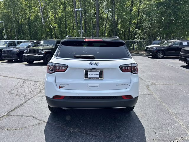 2023 White Jeep Compass Limited 4X4 SUV