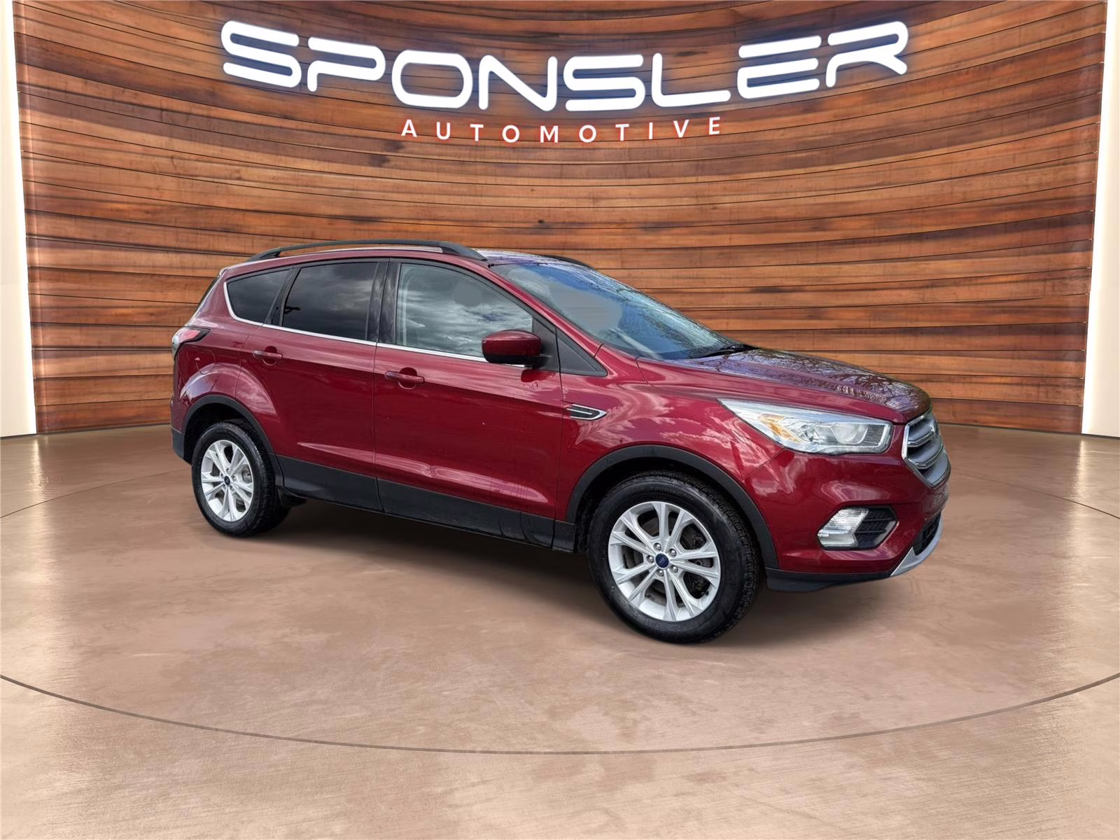 2017 Ruby Red Metallic Tinted Clearcoat Ford Escape SE 4X4 SUV