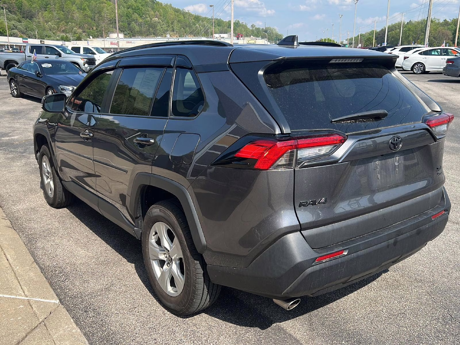2021 Magnetic Gray Metallic Toyota RAV4 XLE AWD SUV