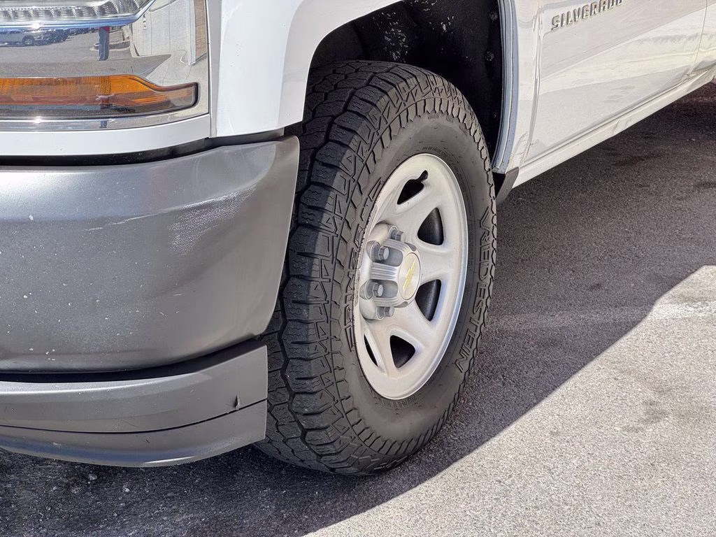2017 Summit White Chevrolet Silverado 1500 WT 4X4 Truck