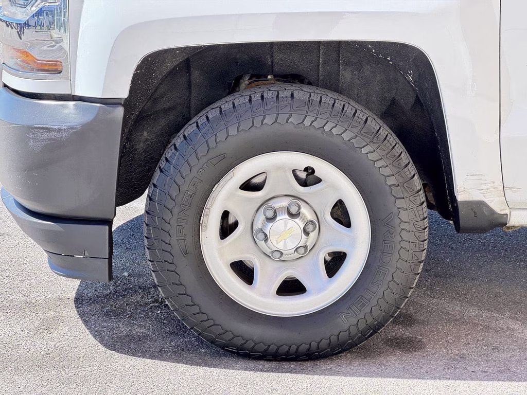 2017 Summit White Chevrolet Silverado 1500 WT 4X4 Truck