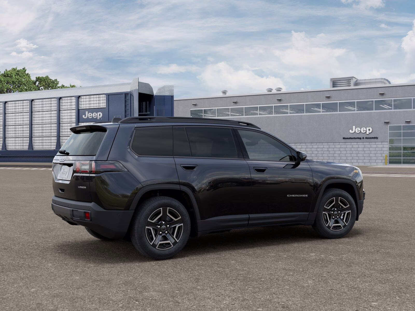 2026 Diamond Black Crystal Pearl Coat Jeep Cherokee Cherokee Laredo 4x4 4X4 SUV