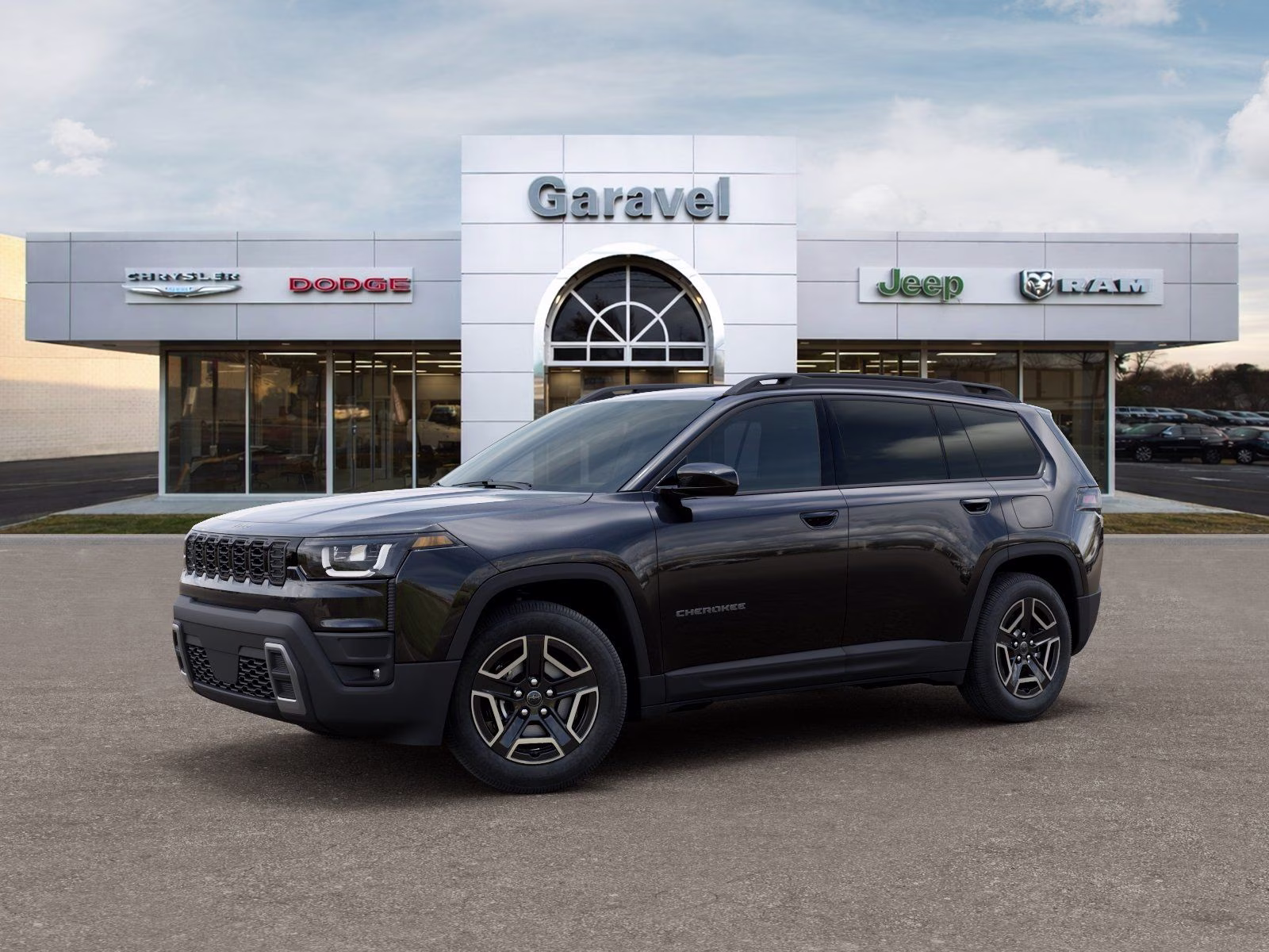 2026 Diamond Black Crystal Pearlcoat Jeep Cherokee Laredo 4X4 SUV