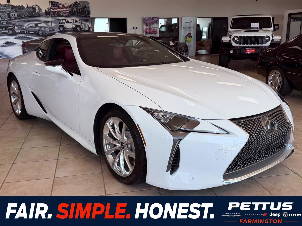 2018 Ultra White Lexus LC 500 RWD Coupe