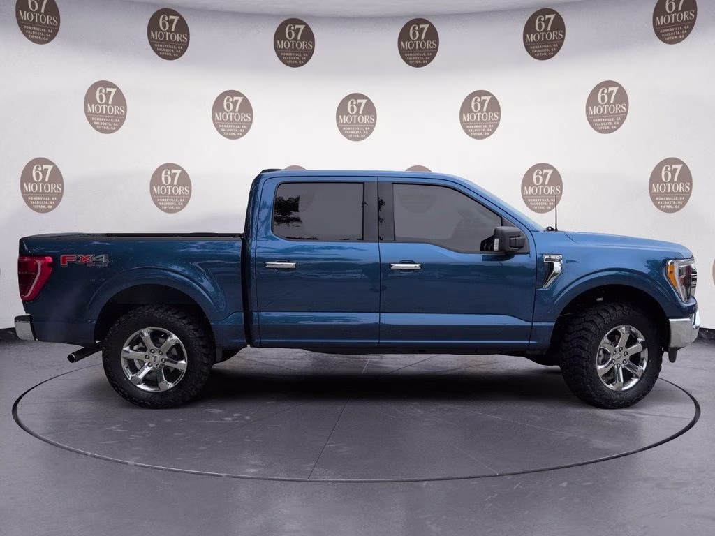 2022 Blue Metallic Ford F-150 XLT 4X4 Truck