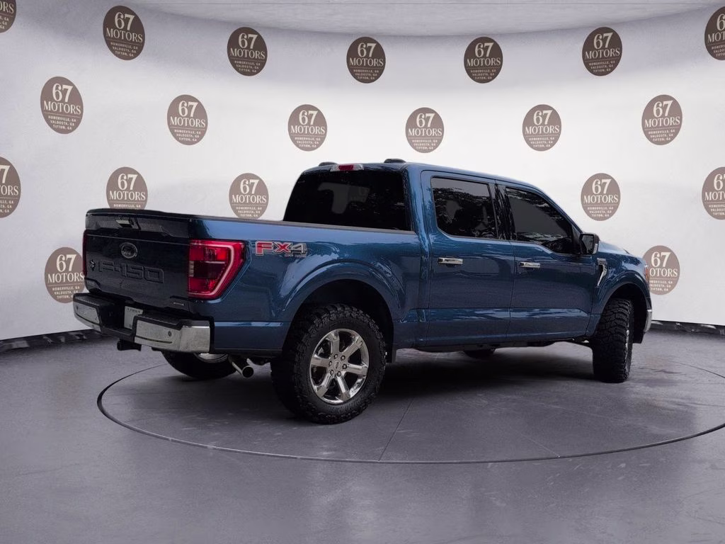 2022 Blue Metallic Ford F-150 XLT 4X4 Truck