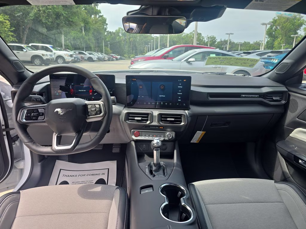2026 Oxford White Ford Mustang EcoBoost RWD Coupe