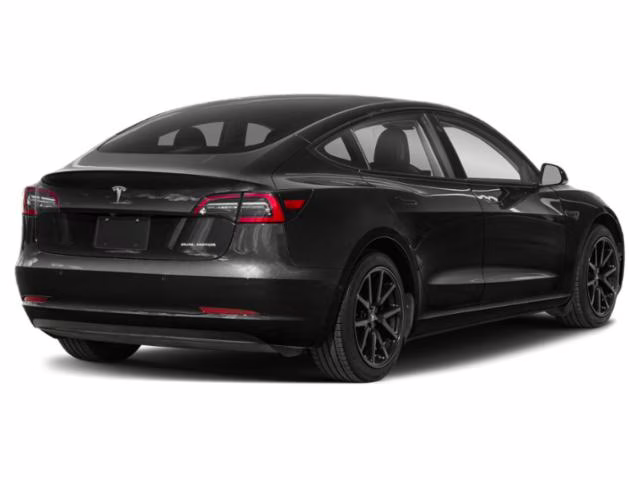 2022 Black Tesla Model 3 Long Range AWD Sedan