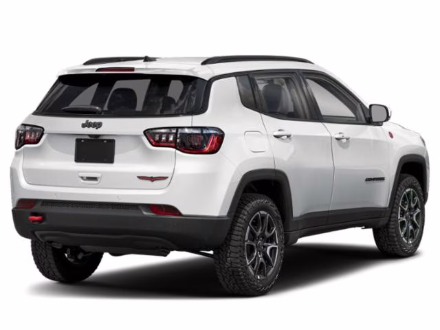 2023 Bright White Clearcoat Jeep Compass Trailhawk 4X4 SUV