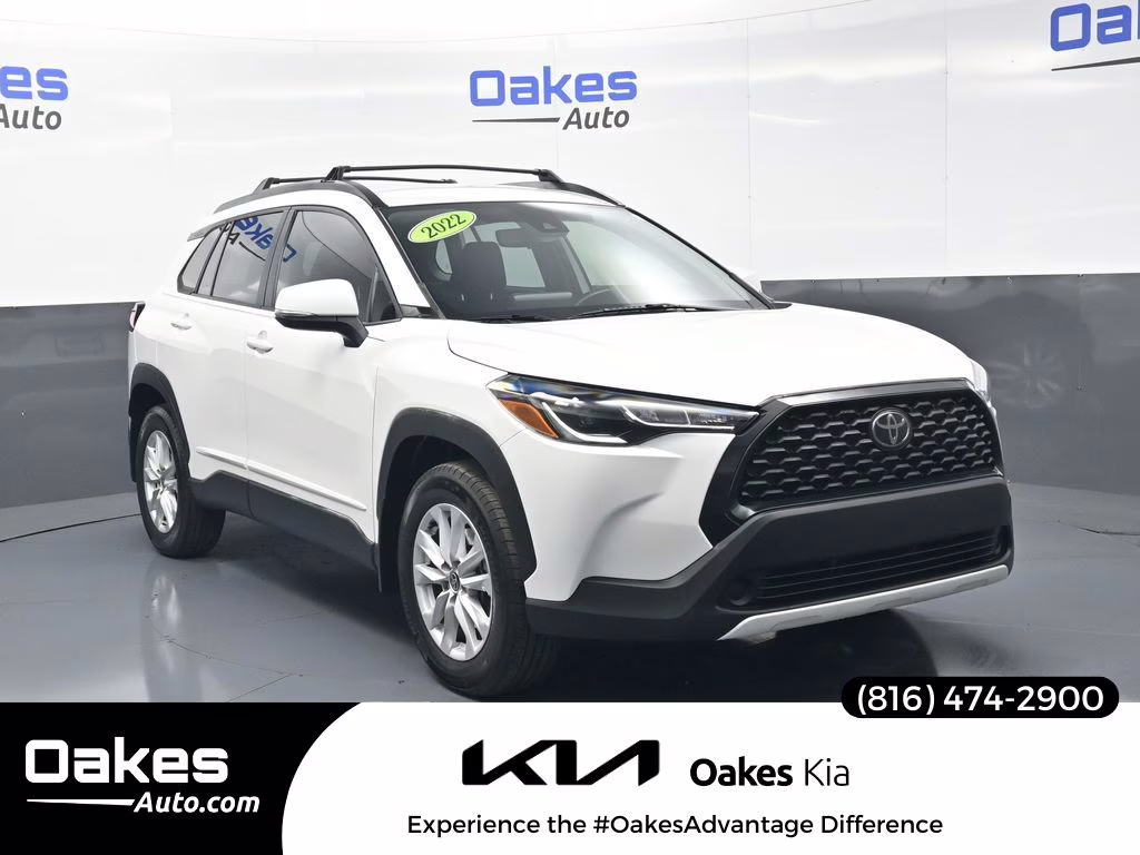 2022 Pearl Toyota Corolla Cross LE FWD SUV
