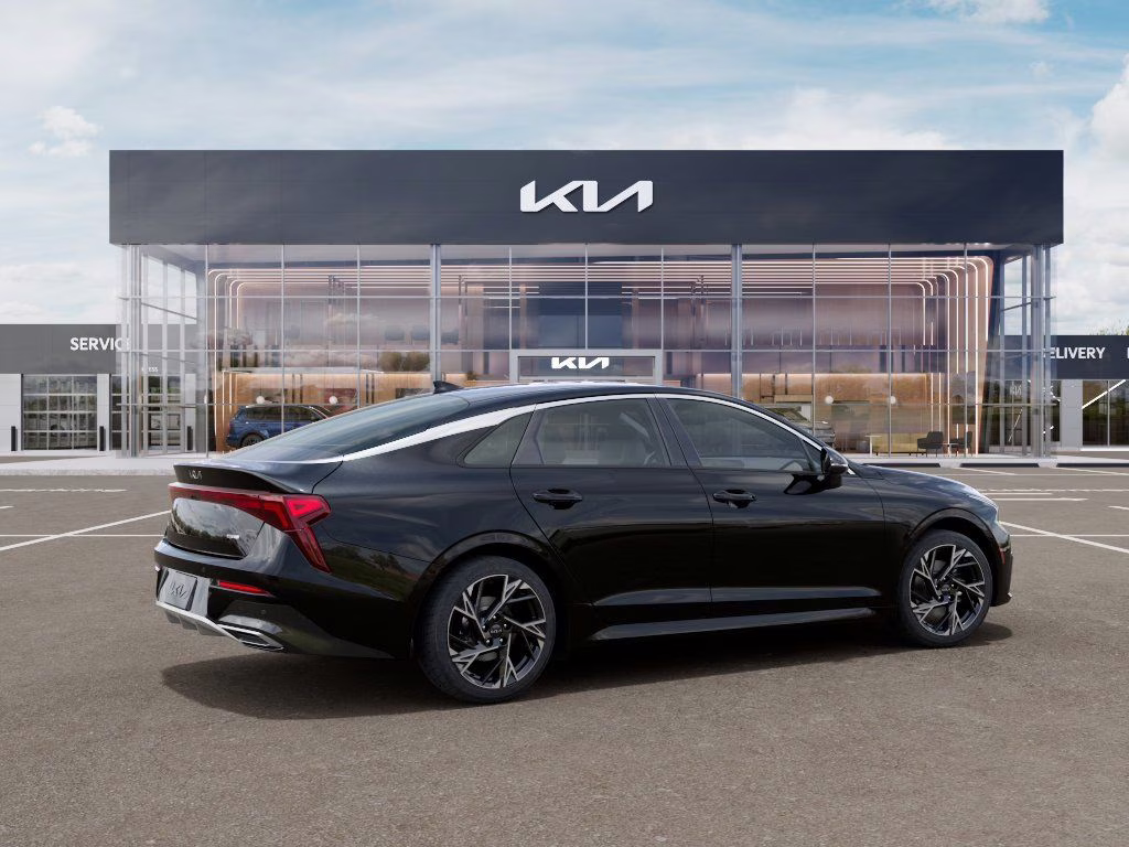 2026 Aurora Black Pearl Kia K5 GT-Line AWD Sedan