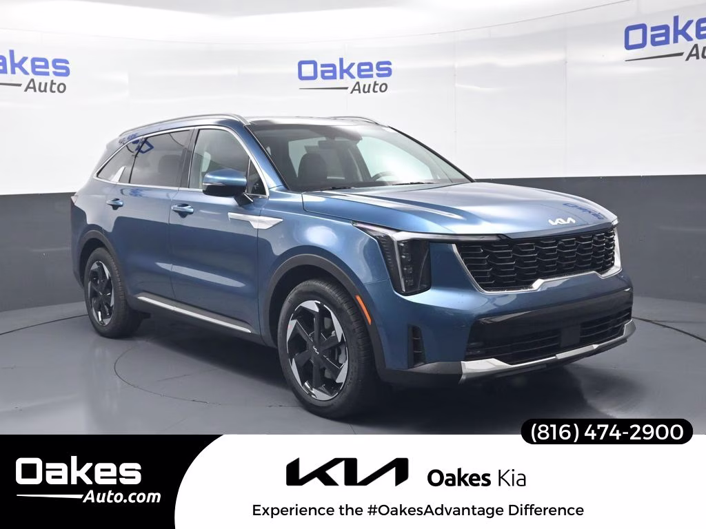 2026 Mineral Blue Kia Sorento Hybrid EX AWD SUV