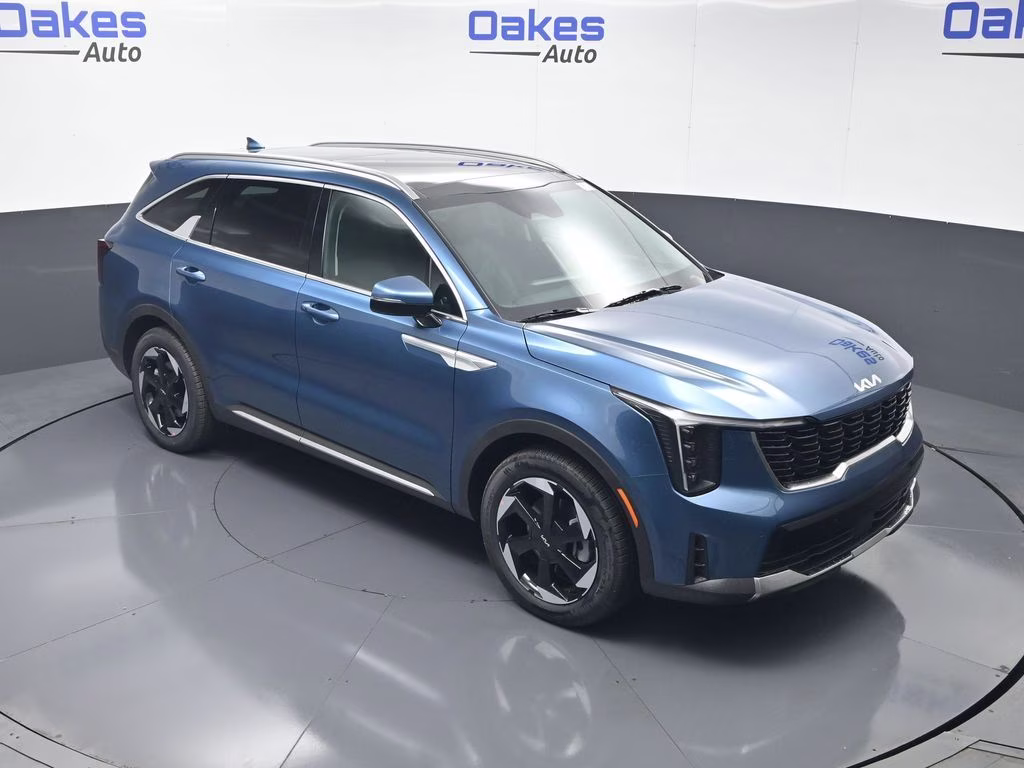 2026 Mineral Blue Kia Sorento Hybrid EX AWD SUV