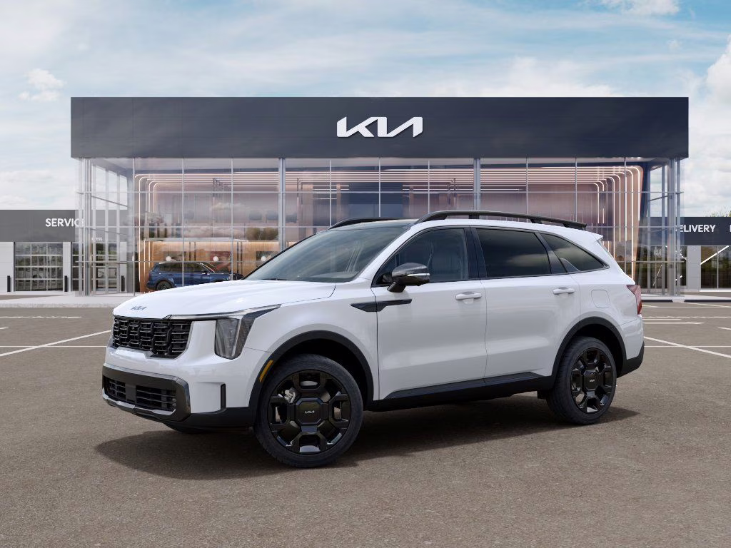 2026 Snow White Pearl Kia Sorento Hybrid X-Line SX Prestige AWD SUV