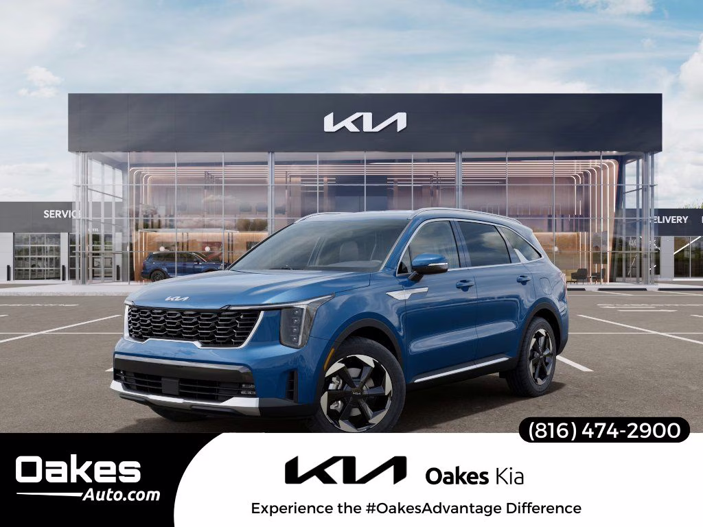 2026 Mineral Blue Kia Sorento Hybrid EX AWD SUV