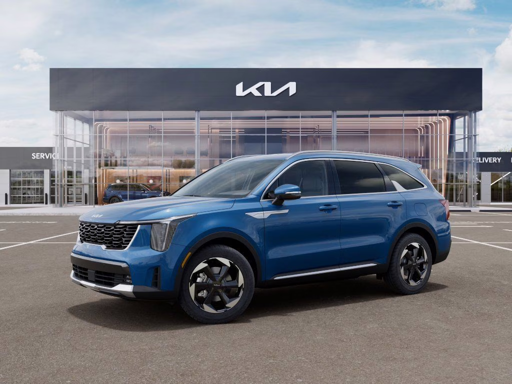 2026 Mineral Blue Kia Sorento Hybrid EX AWD SUV