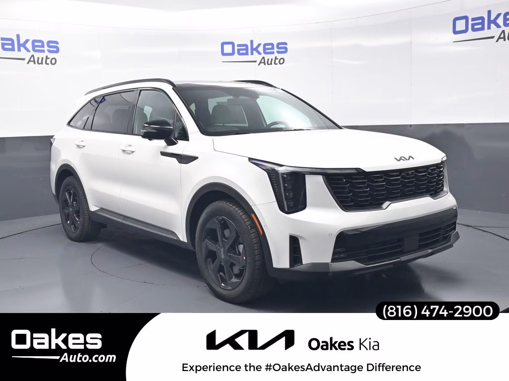 2026 Snow White Pearl Kia Sorento Hybrid X-Line SX Prestige AWD SUV