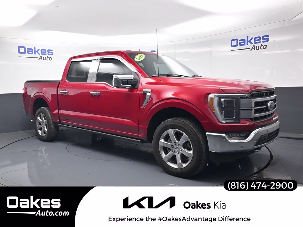 2023 Red Metallic Ford F-150 Lariat 4X4 Truck