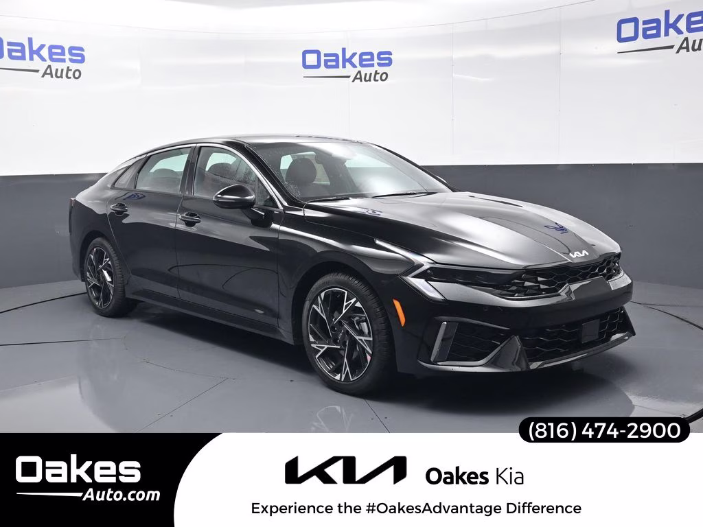 2026 Aurora Black Pearl Kia K5 GT-Line AWD Sedan
