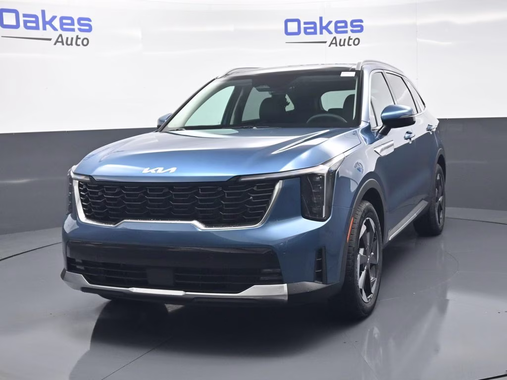 2026 Mineral Blue Kia Sorento Hybrid EX AWD SUV