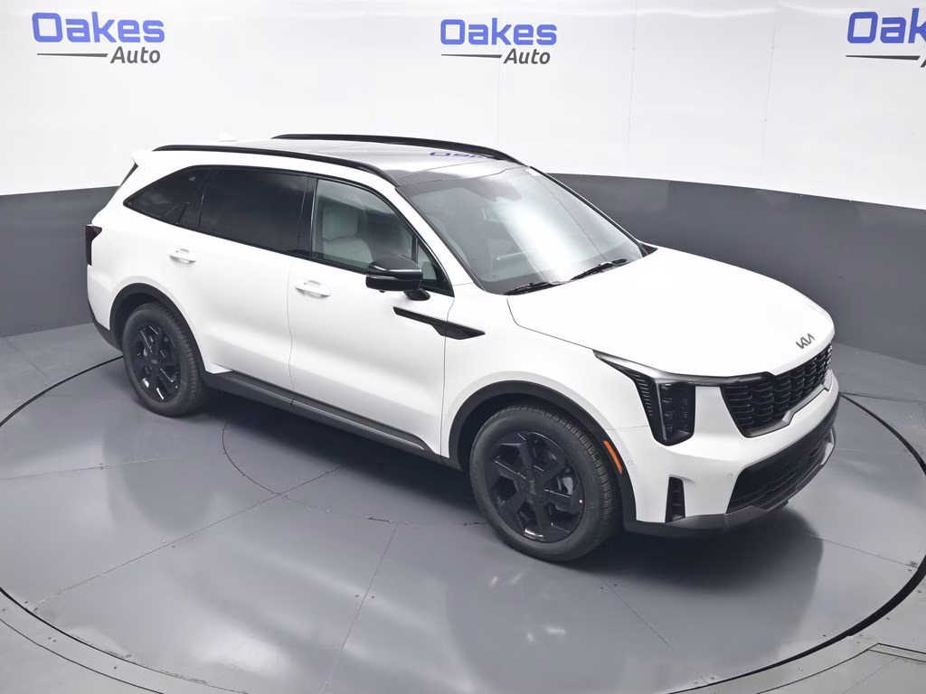 2026 Snow White Pearl Kia Sorento Hybrid X-Line SX Prestige AWD SUV