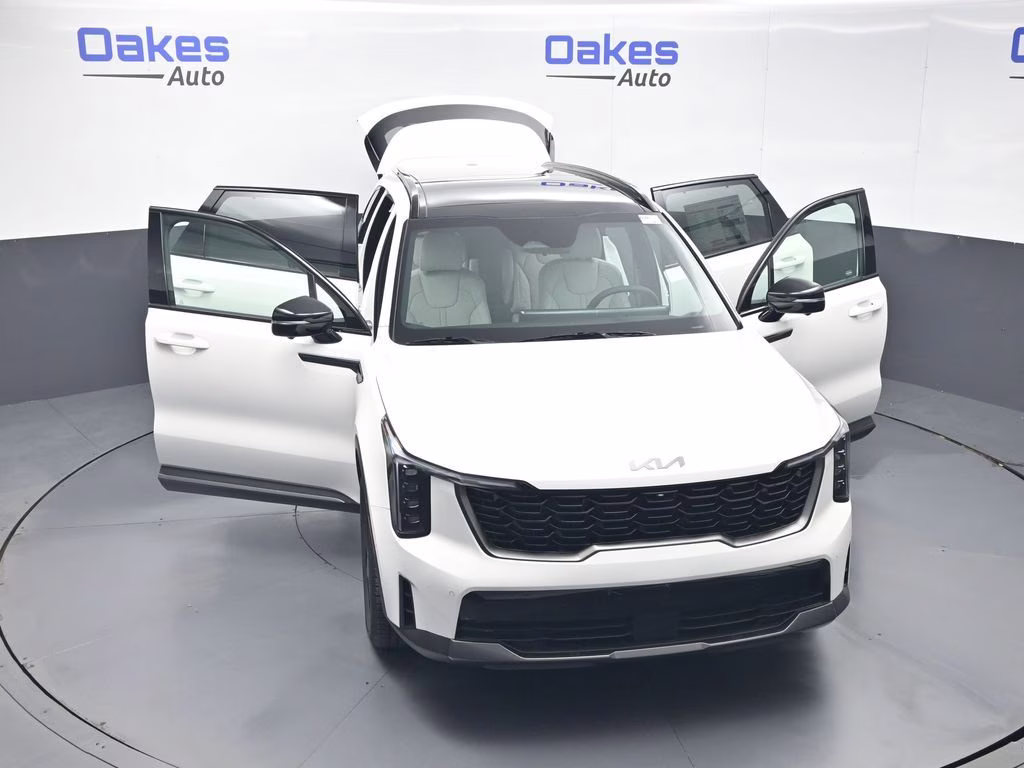 2026 Snow White Pearl Kia Sorento Hybrid X-Line SX Prestige AWD SUV