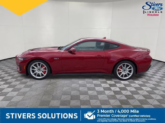 2024 Rapid Red Metallic Tinted Clearcoat Ford Mustang GT Premium RWD Coupe