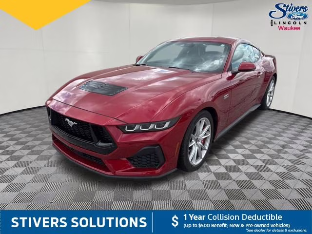 2024 Rapid Red Metallic Tinted Clearcoat Ford Mustang GT Premium RWD Coupe