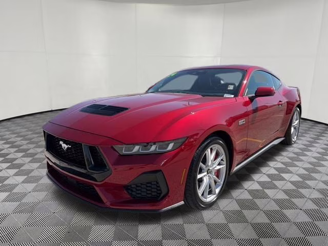 2024 Red Metallic Ford Mustang GT Premium RWD Coupe