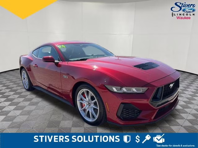 2024 Red Metallic Ford Mustang GT Premium RWD Coupe
