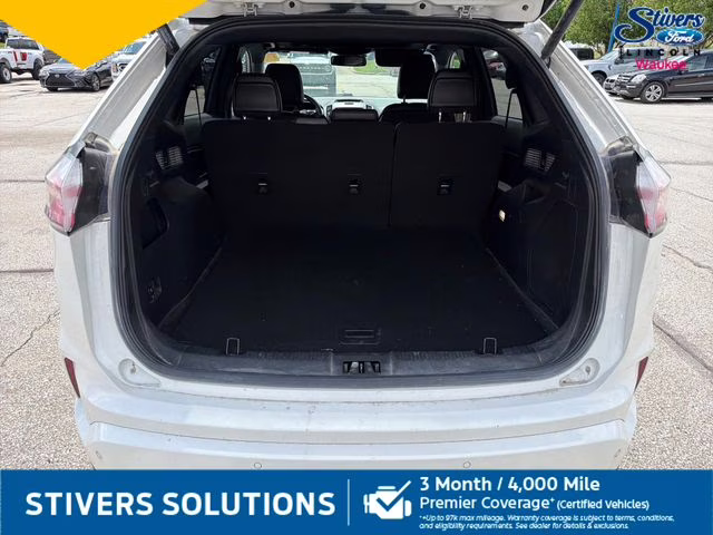 2020 White Ford Edge Titanium AWD SUV